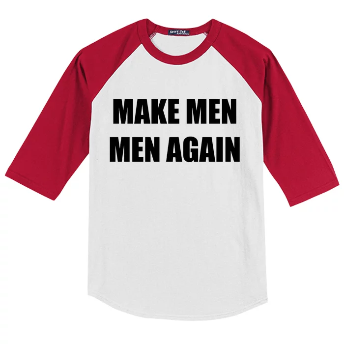 Make Men Men Again Kids Colorblock Raglan Jersey