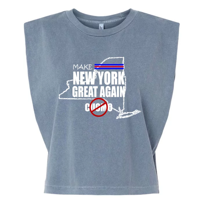 Make New York Great Again No More Cuomo Garment-Dyed Women's Muscle Tee