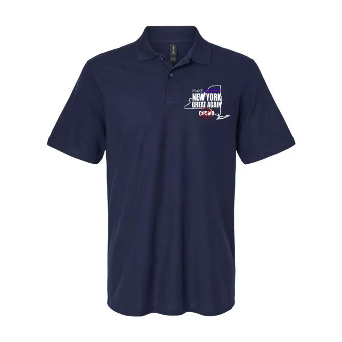 Make New York Great Again No More Cuomo Softstyle Adult Sport Polo