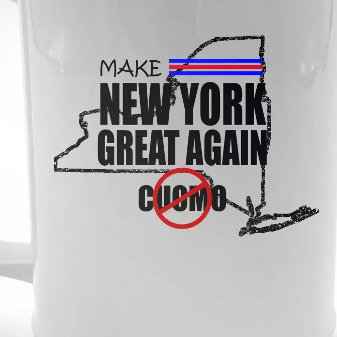 Make New York Great Again No More Cuomo Front & Back Beer Stein