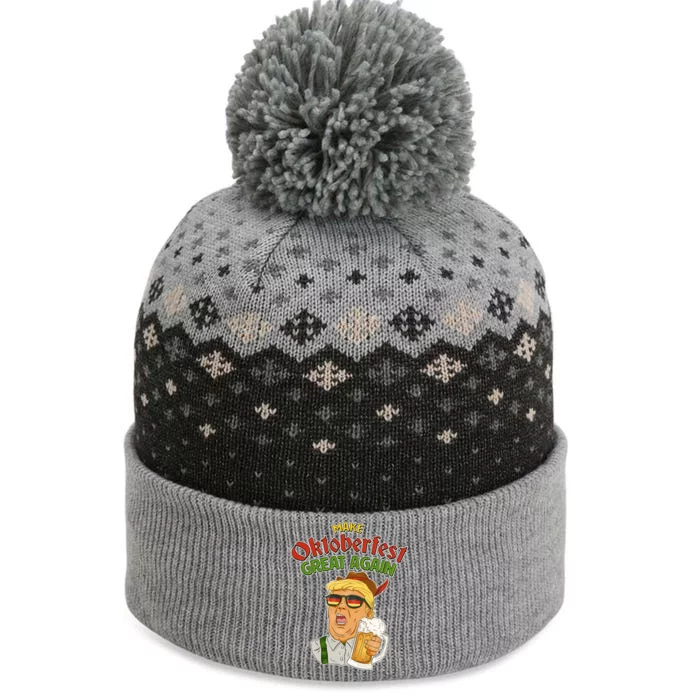 Make Oktoberfest Great Again The Baniff Cuffed Pom Beanie