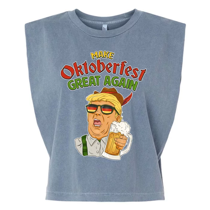 Make Oktoberfest Great Again Garment-Dyed Women's Muscle Tee