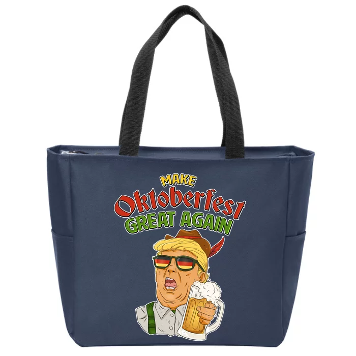 Make Oktoberfest Great Again Zip Tote Bag