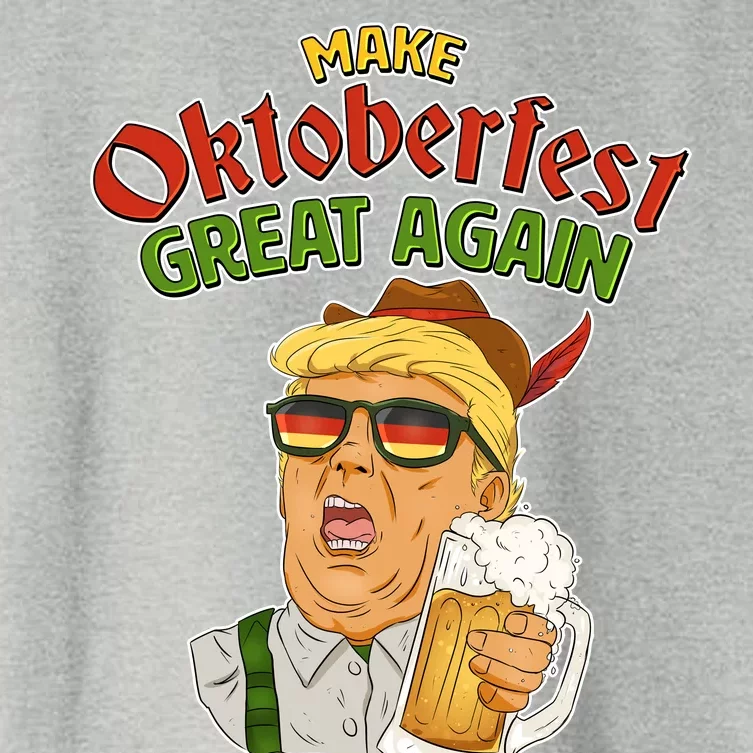 Make Oktoberfest Great Again Women's Crop Top Tee