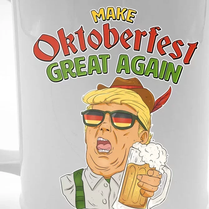 Make Oktoberfest Great Again Front & Back Beer Stein