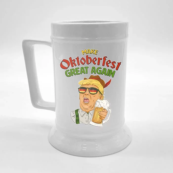 Make Oktoberfest Great Again Front & Back Beer Stein