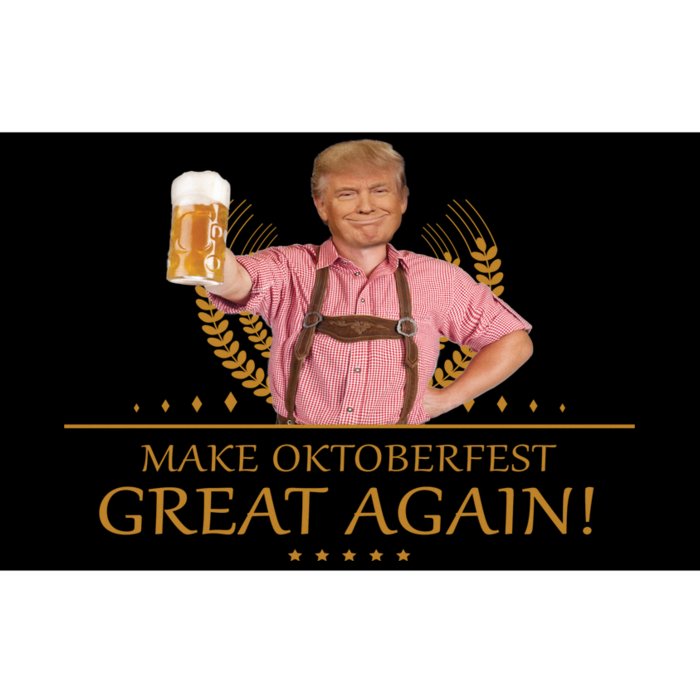 Make Oktoberfest Great Again Donald Trump Bumper Sticker