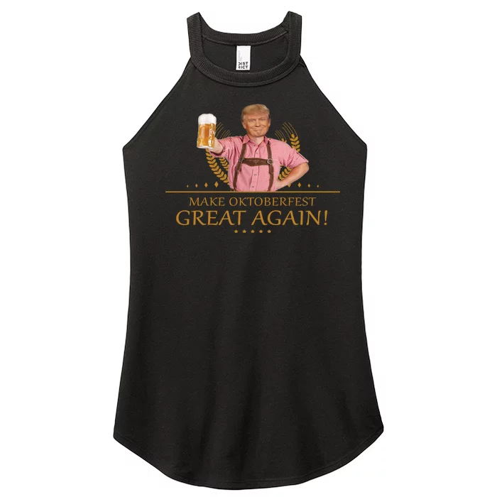 Make Oktoberfest Great Again Donald Trump Women’s Perfect Tri Rocker Tank