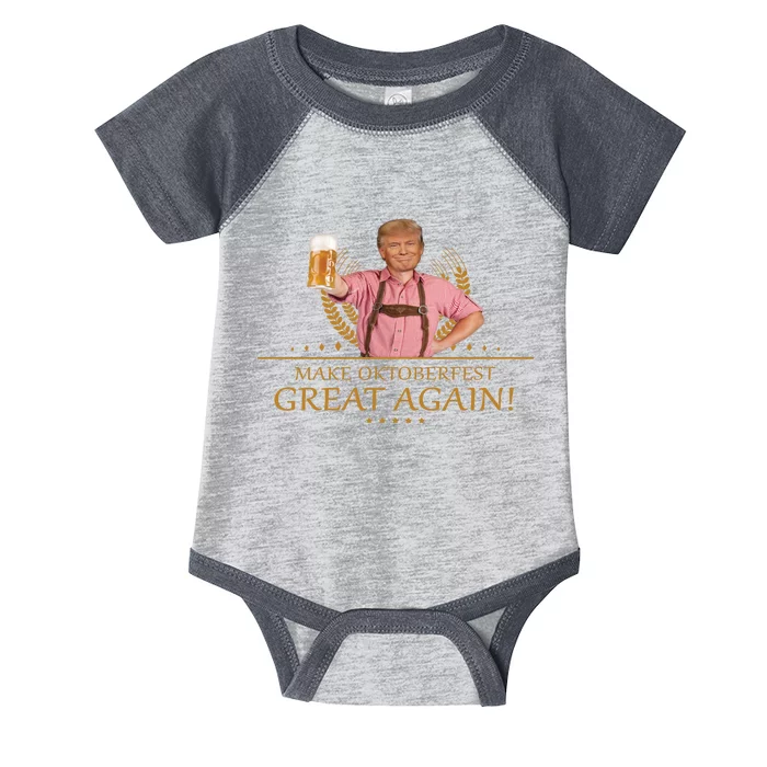 Make Oktoberfest Great Again Donald Trump Infant Baby Jersey Bodysuit