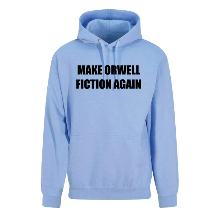 Make Orwell Fiction Again Unisex Surf Hoodie