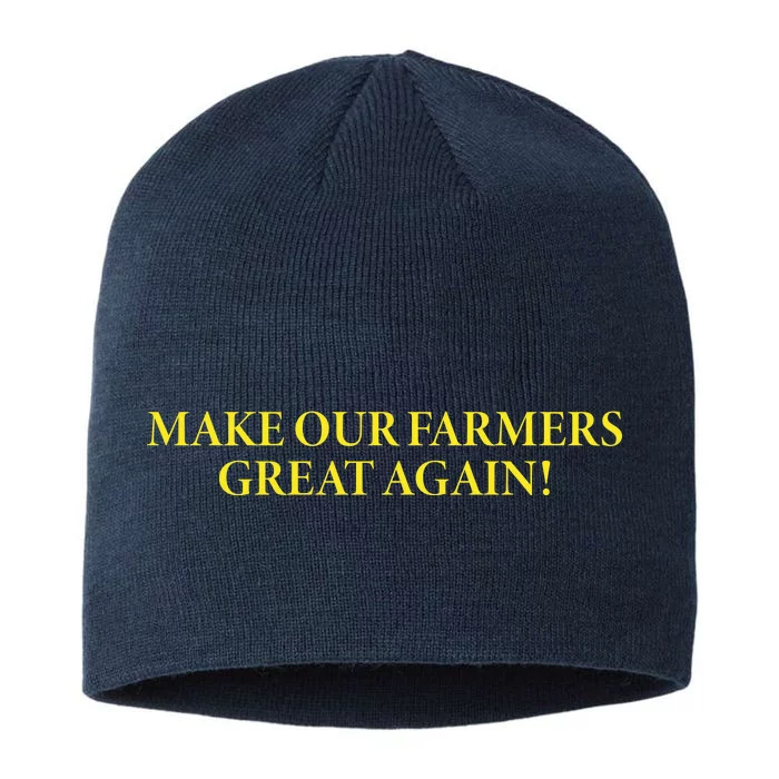 Make Our Farmers Great Again 8 1/2in Sustainable Knit Beanie