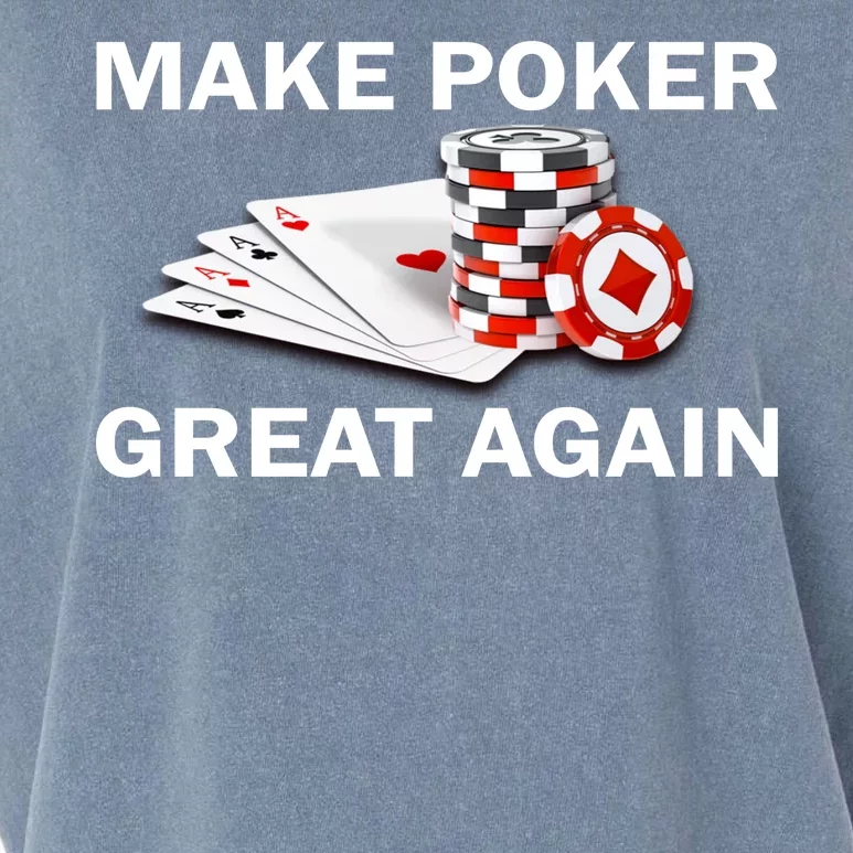 Make Poker Great Again Garment-Dyed Women's Muscle Tee