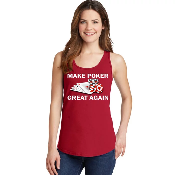 Make Poker Great Again Ladies Essential Tank