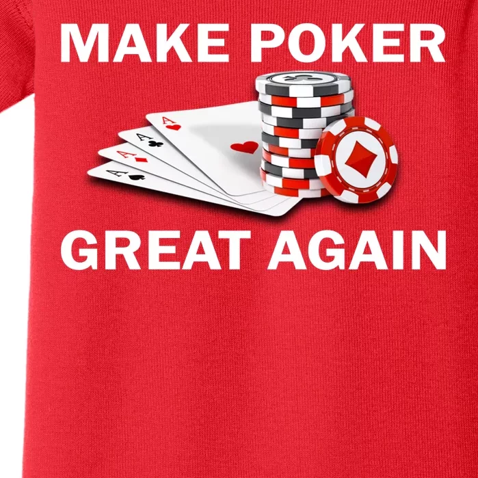 Make Poker Great Again Baby Bodysuit