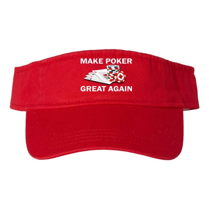 Make Poker Great Again Valucap Bio-Washed Visor