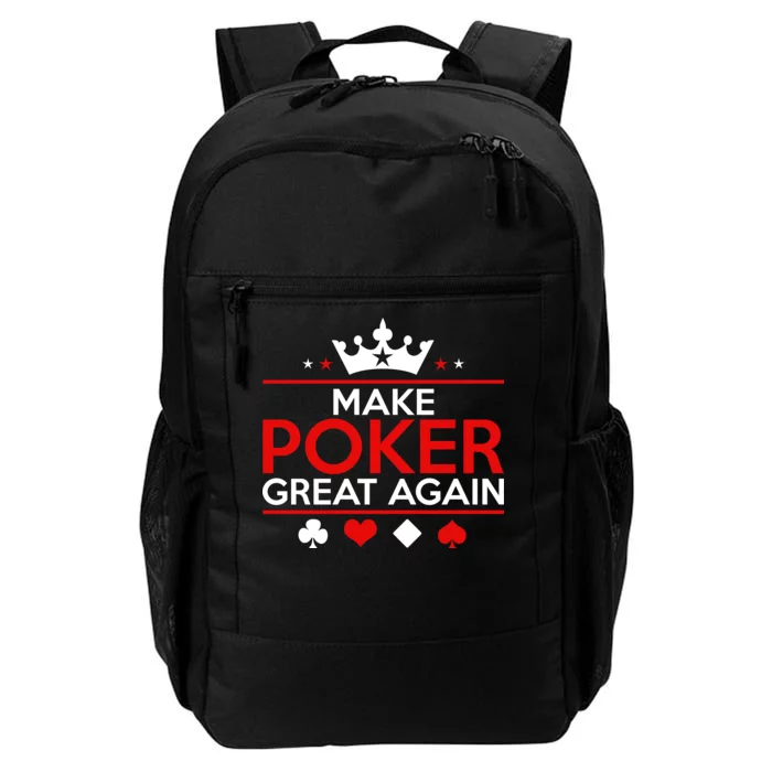 Make Poker Great Again Card Game Daily Commute Backpack