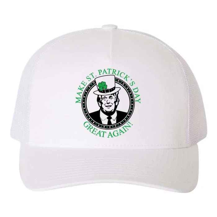 Make St. Patrick's Day Great Again Donald Trump Yupoong Adult 5-Panel Trucker Hat