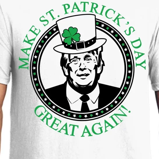 Make St. Patrick's Day Great Again Donald Trump Pajama Set