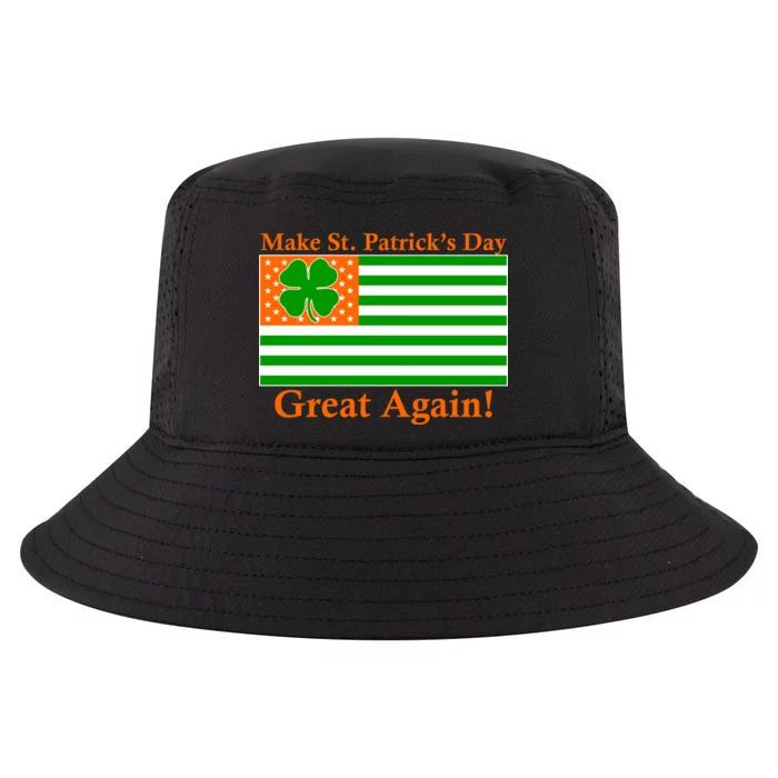 Make St. Patrick's Day Great Again! Irish America USA Clover Flag Cool Comfort Performance Bucket Hat