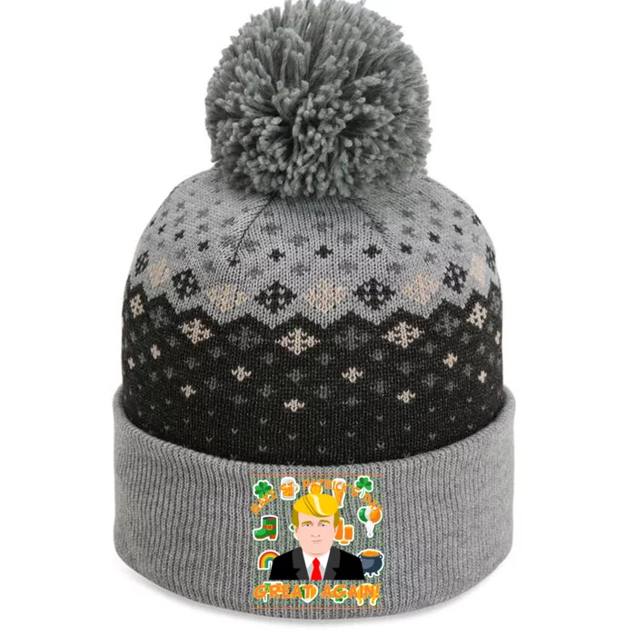 Make St. Patrick's Day Great Again President Donald Trump The Baniff Cuffed Pom Beanie