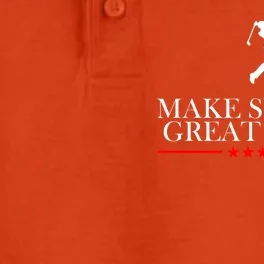 Make Sunday Great Again Golfing Dry Zone Grid Performance Polo