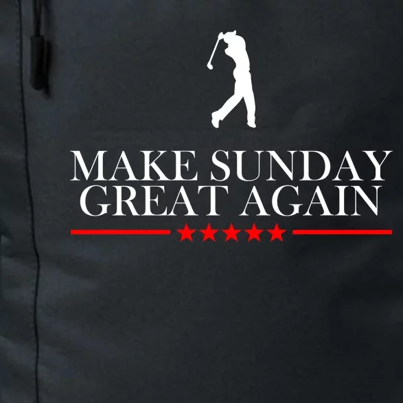 Make Sunday Great Again Golfing Daily Commute Backpack