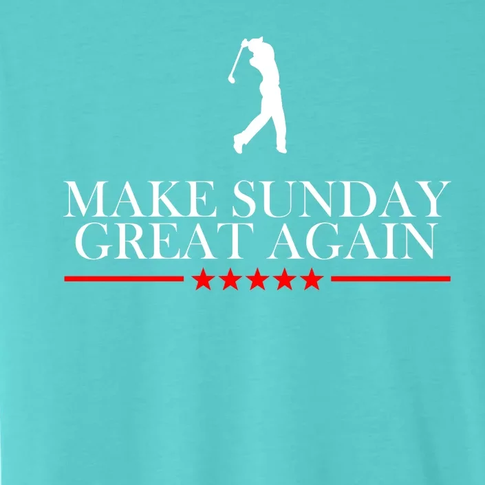 Make Sunday Great Again Golfing ChromaSoft Performance T-Shirt