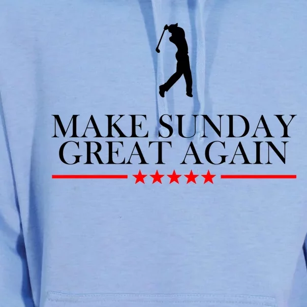 Make Sunday Great Again Golfing Unisex Surf Hoodie