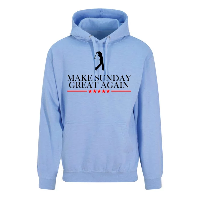 Make Sunday Great Again Golfing Unisex Surf Hoodie