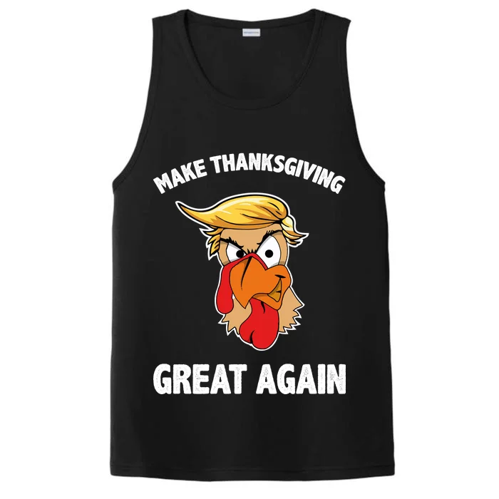 Make Thanksgiving Great Again Donald Trump Performance Tank