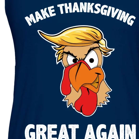 Make Thanksgiving Great Again Donald Trump Ladies Essential Flowy Tank