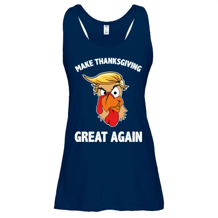 Make Thanksgiving Great Again Donald Trump Ladies Essential Flowy Tank