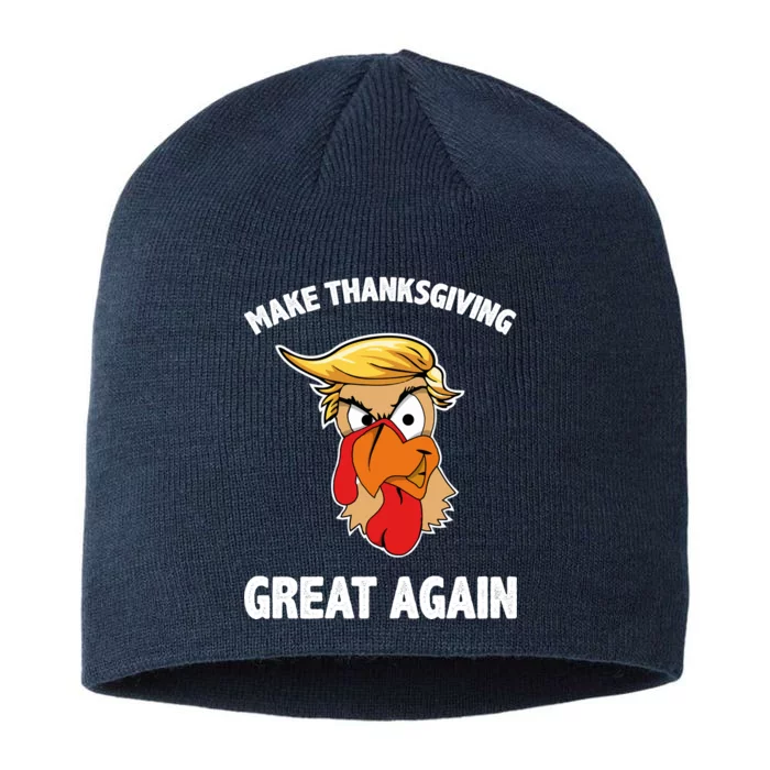 Make Thanksgiving Great Again Donald Trump 8 1/2in Sustainable Knit Beanie