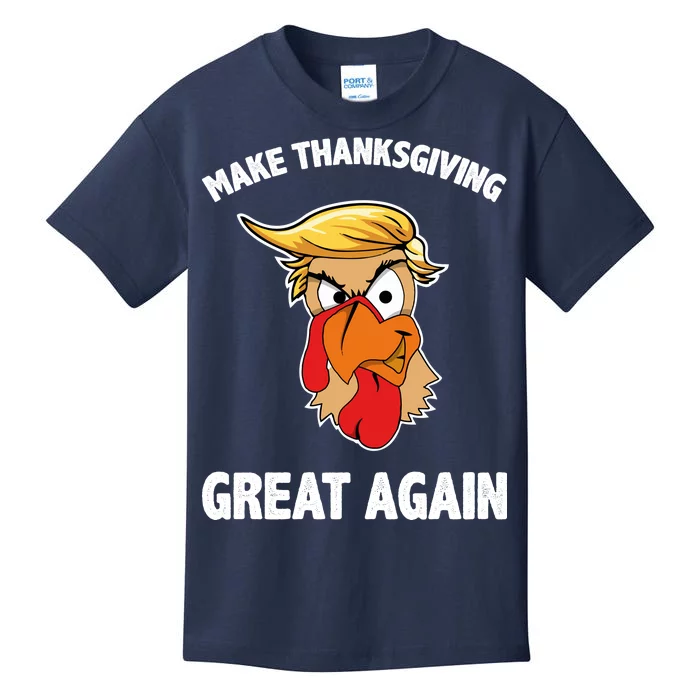 Make Thanksgiving Great Again Donald Trump Kids T-Shirt