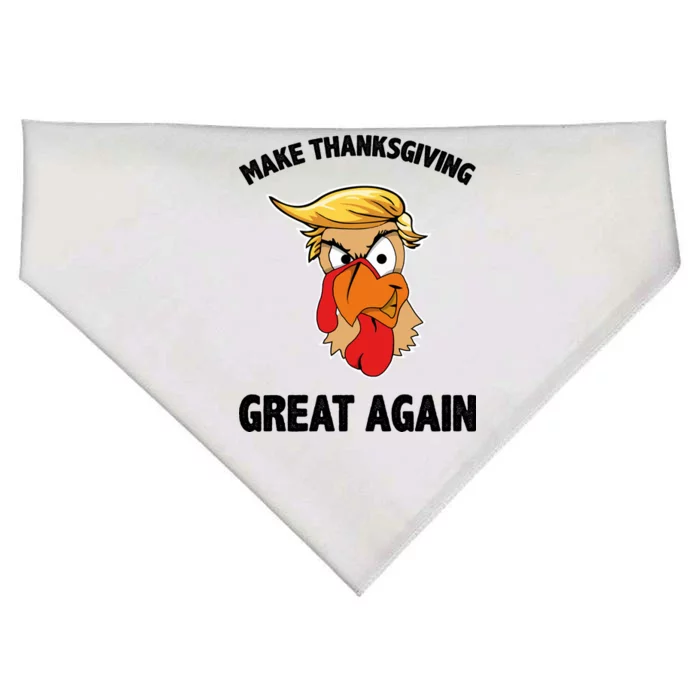 Make Thanksgiving Great Again Donald Trump USA-Made Doggie Bandana