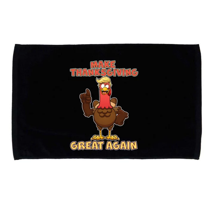 Make Thanksgiving Great Again Trump Turkey Microfiber Hand Towel