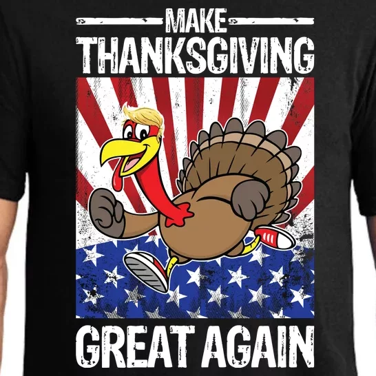 Make Thanksgiving Great Again Turkey Pajama Set