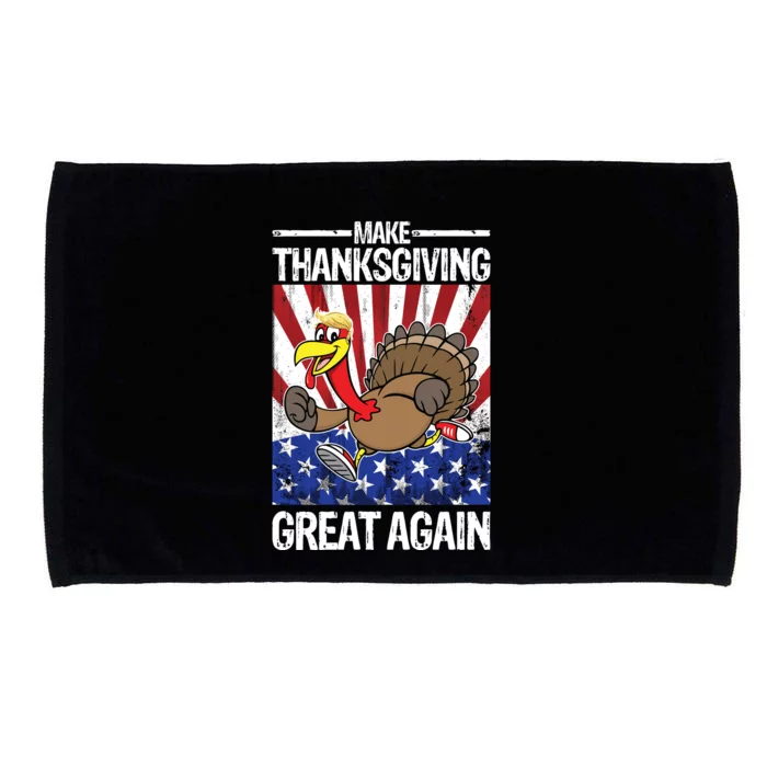 Make Thanksgiving Great Again Turkey Microfiber Hand Towel