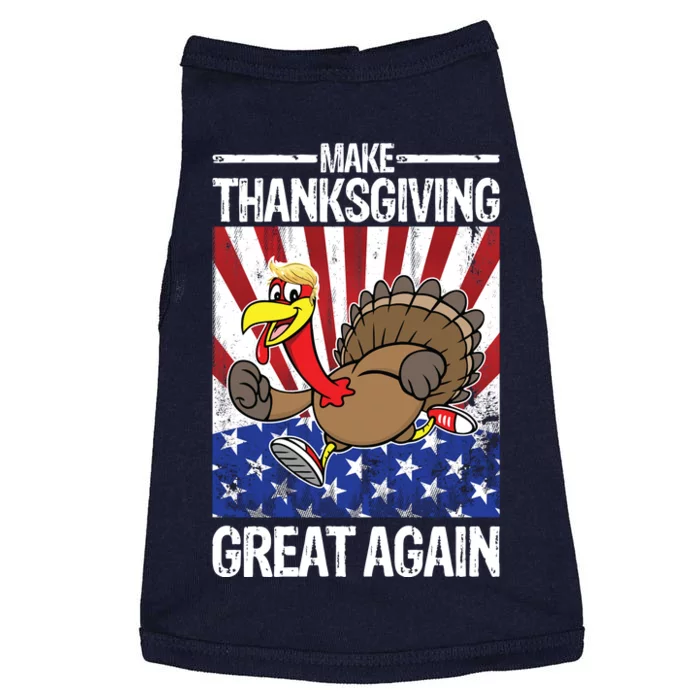 Make Thanksgiving Great Again Turkey Doggie Tank