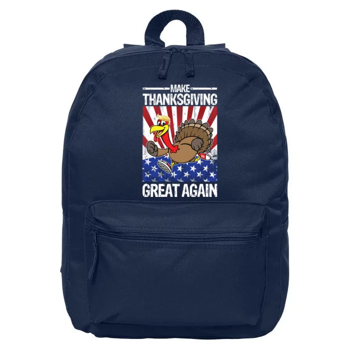 Make Thanksgiving Great Again Turkey 16 in Basic Backpack