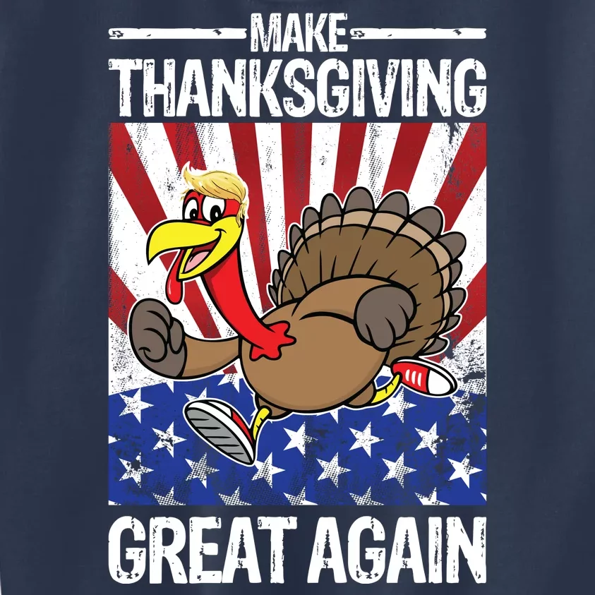 Make Thanksgiving Great Again Turkey Kids Sweatshirt