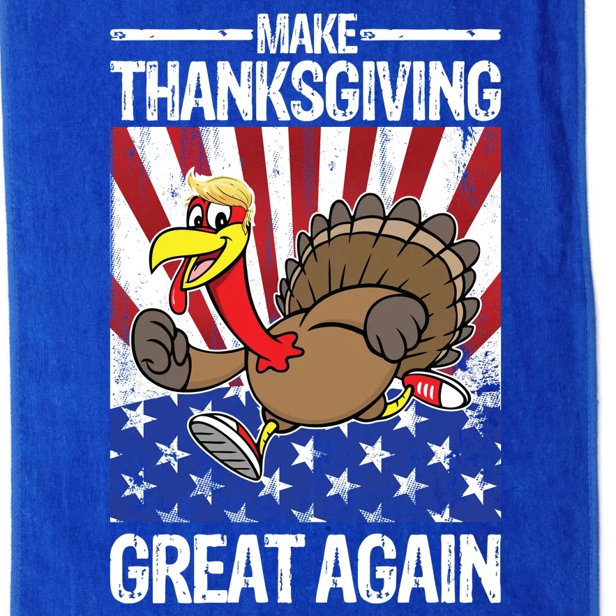 Make Thanksgiving Great Again Turkey Platinum Collection Golf Towel