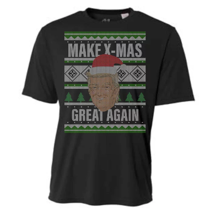 Make X-Mas Great Again Ugly Christmas Cooling Performance Crew T-Shirt