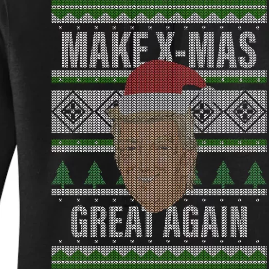 Make X-Mas Great Again Ugly Christmas Women's Pullover Hoodie