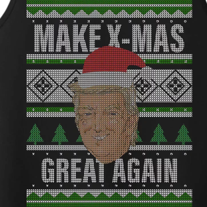 Make X-Mas Great Again Ugly Christmas Performance Tank