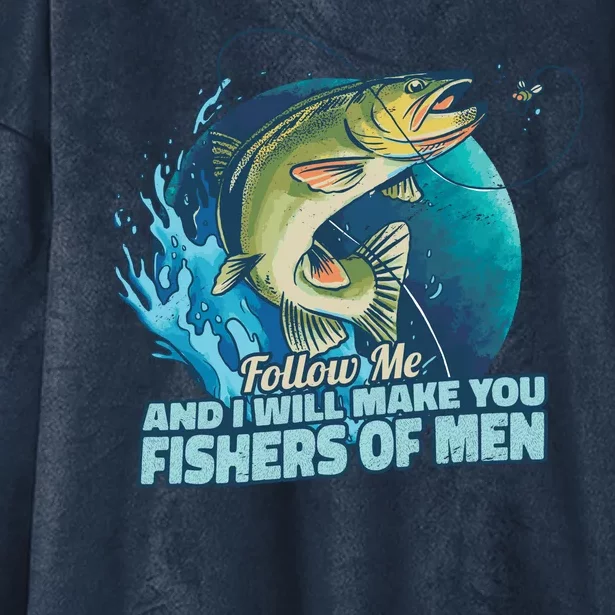 Make You Fishers Of Men Hooded Wearable Blanket