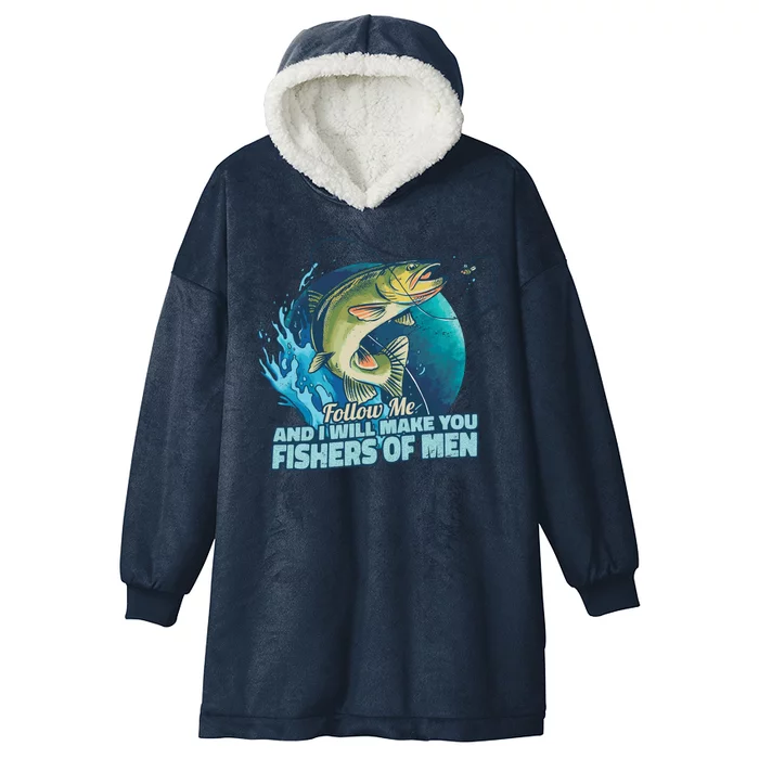 Make You Fishers Of Men Hooded Wearable Blanket