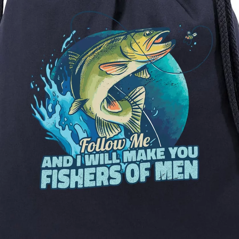 Make You Fishers Of Men Drawstring Bag