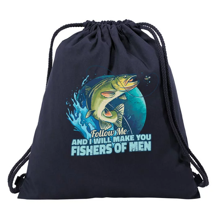 Make You Fishers Of Men Drawstring Bag