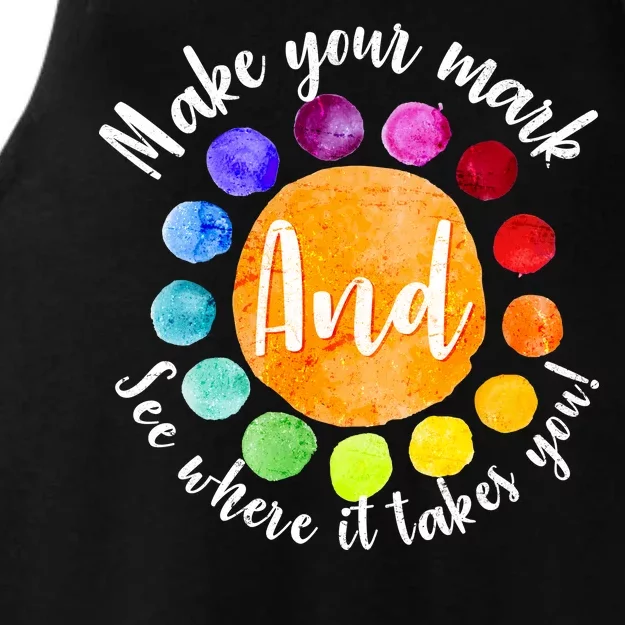 Make Your Mark See Where it Takes You Ladies Tri-Blend Wicking Tank